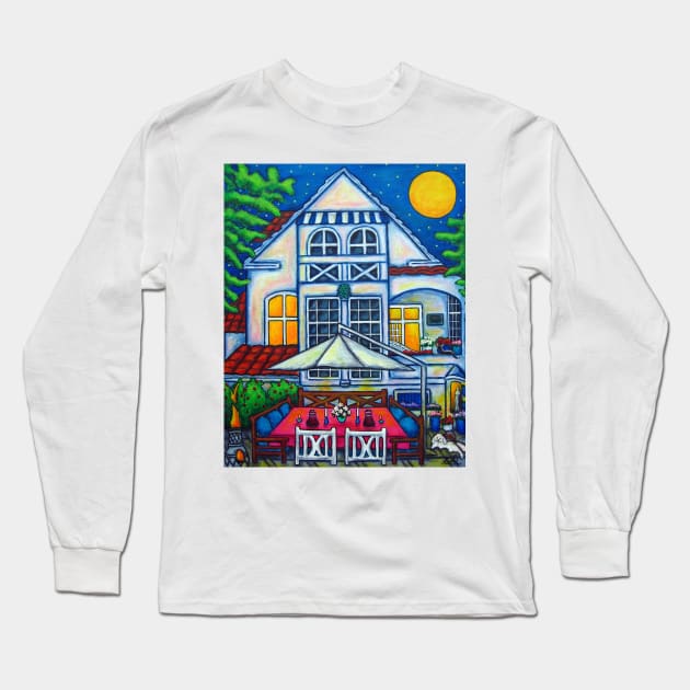 The Little Festive Danish House Long Sleeve T-Shirt by LisaLorenz